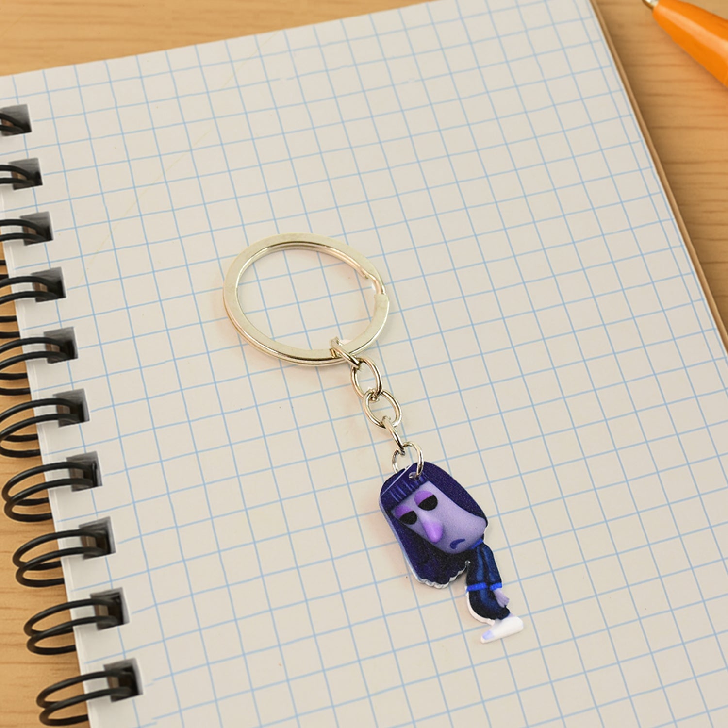 Micro Cartoon Face Keyring Micro Cartoon Face Keyring
